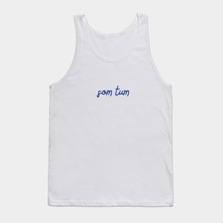 som tum - Thai blue - Flag color Tank Top